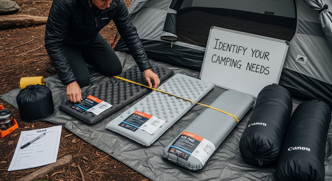 choose camping mattress demo