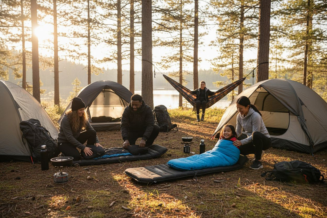 outdoor sleep solutions, camping comfort, sleep gear