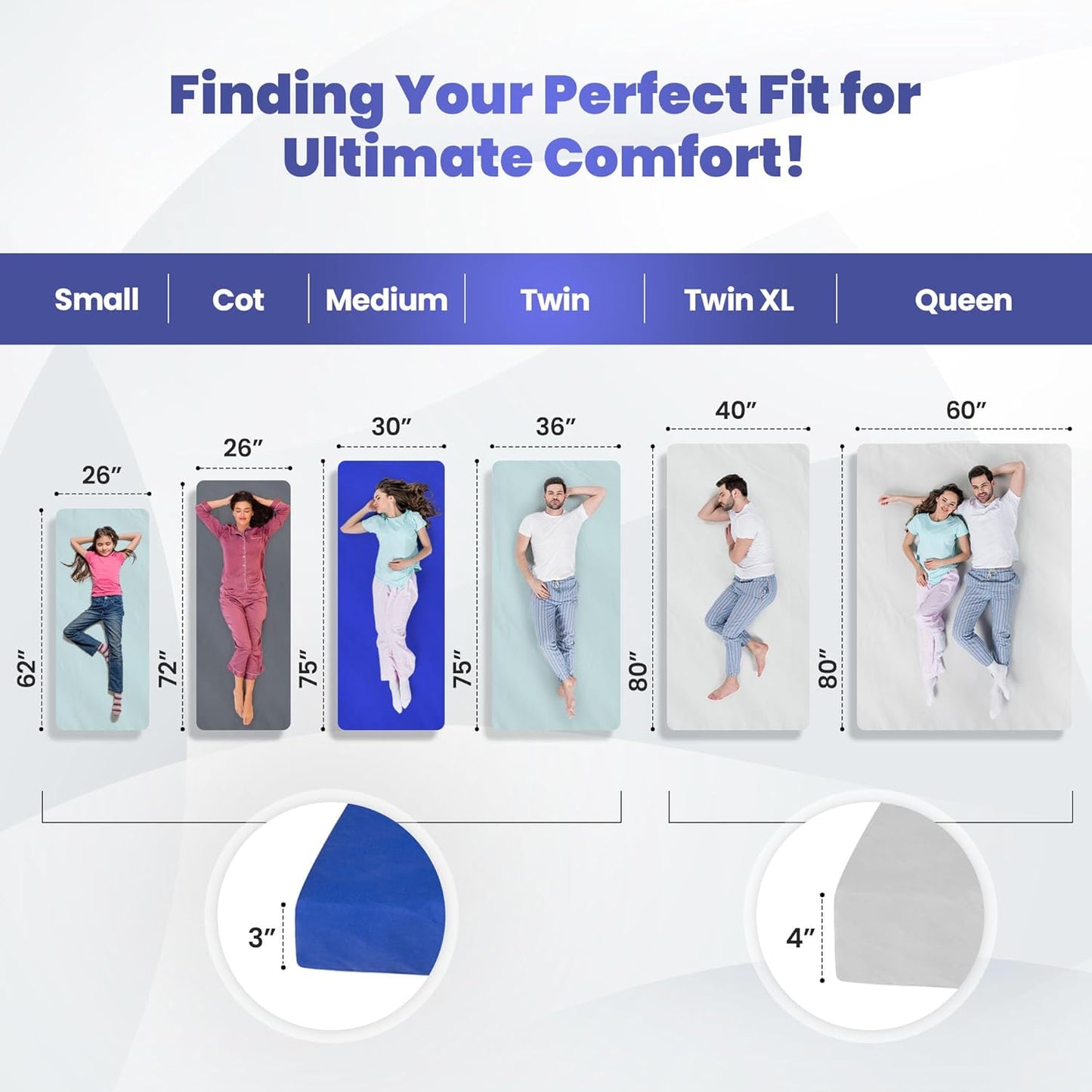 Matrix Air-Cell Memory Foam Camping Mattress - Hazli Collection
