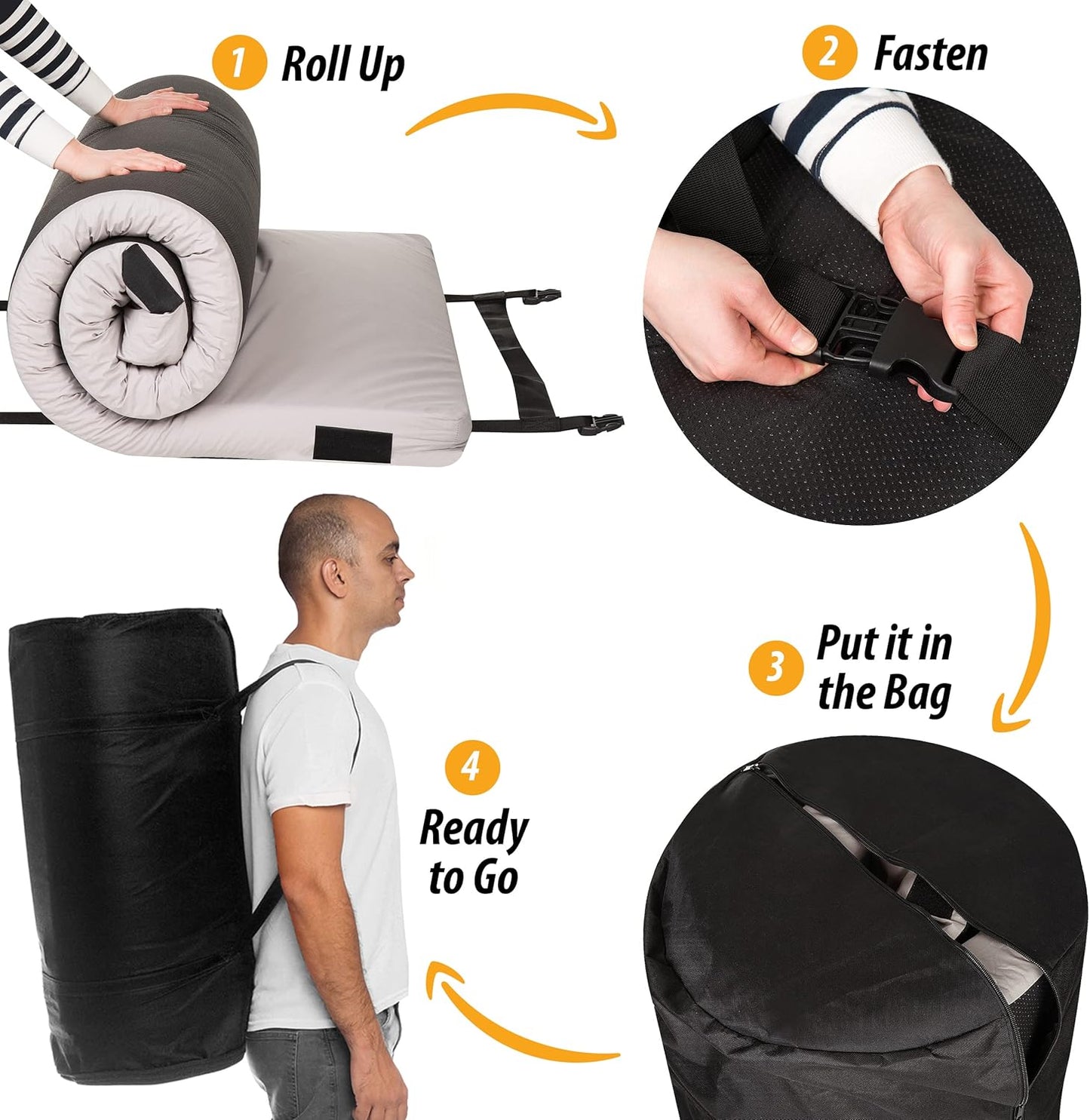 Matrix Air-Cell Memory Foam Camping Mattress - Hazli Collection