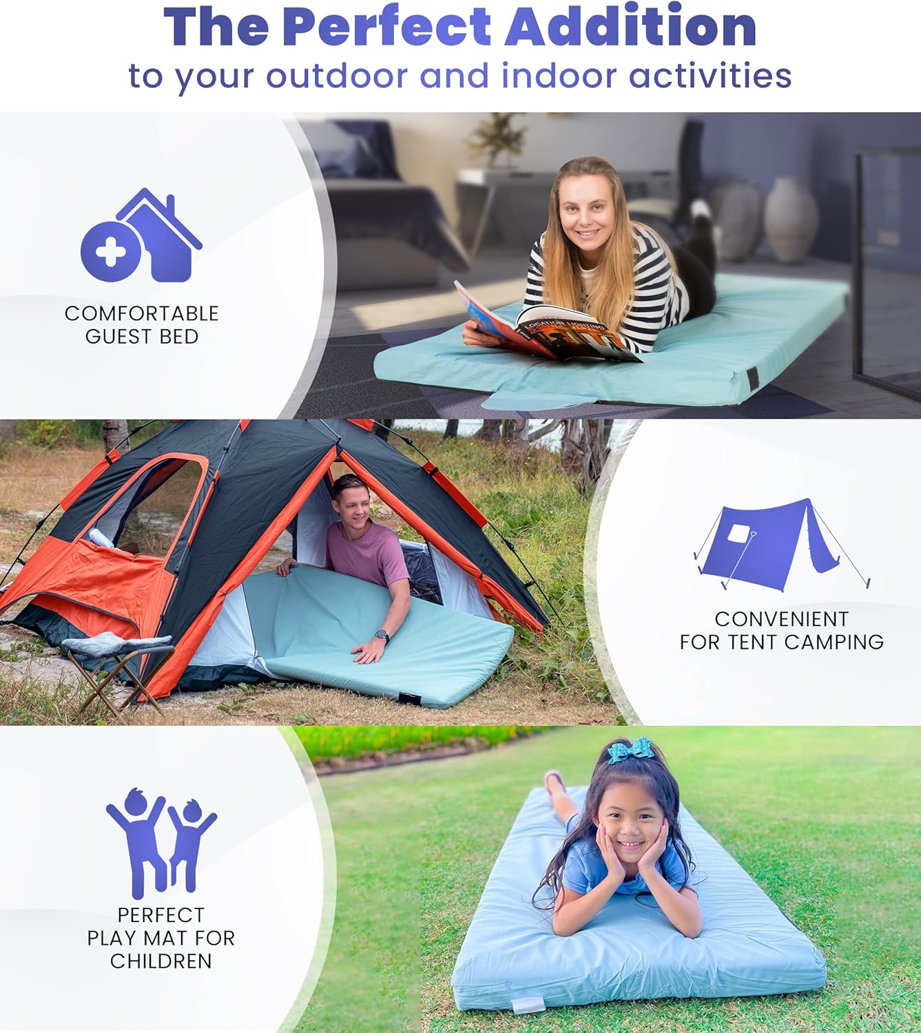 Matrix Air-Cell Memory Foam Camping Mattress - Hazli Collection