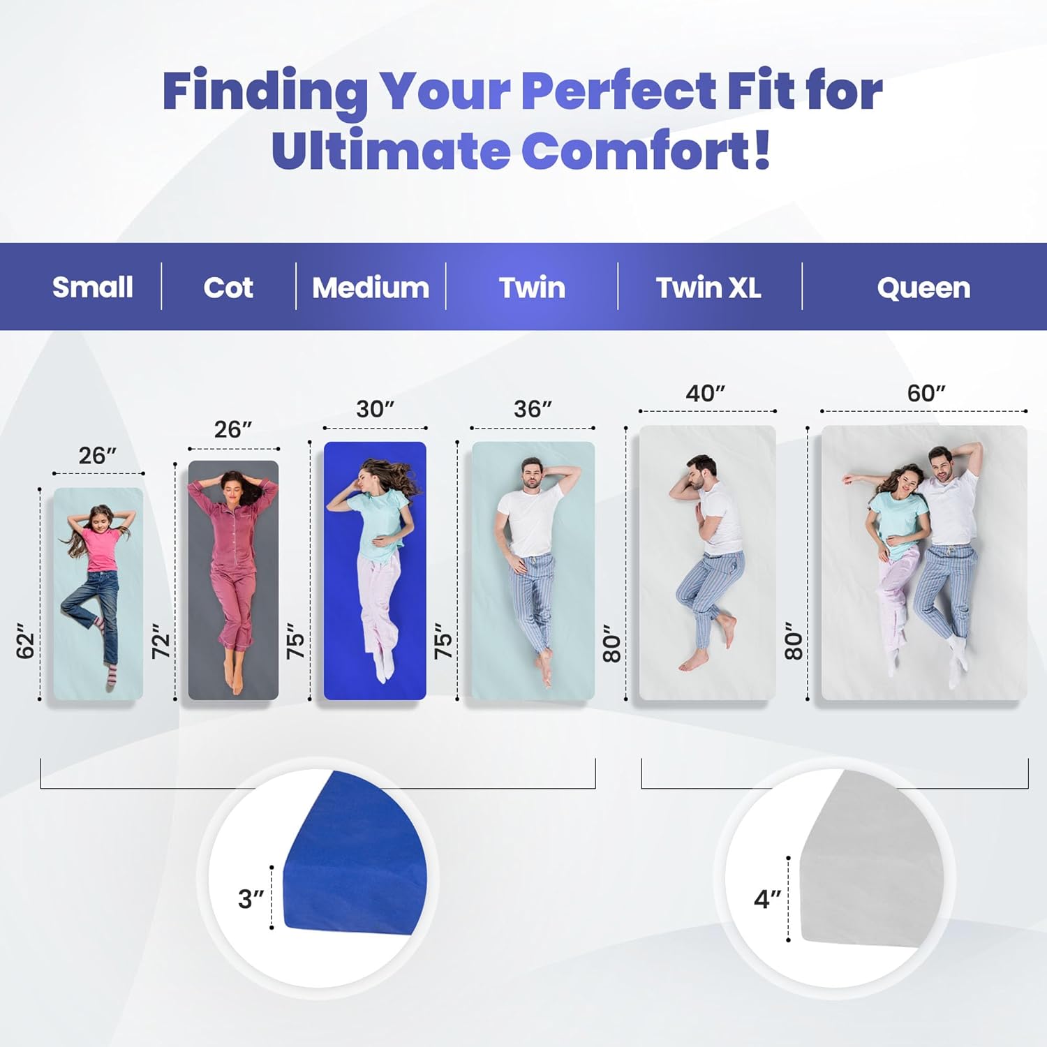 Matrix Air-Cell Memory Foam Camping Mattress - Hazli Collection