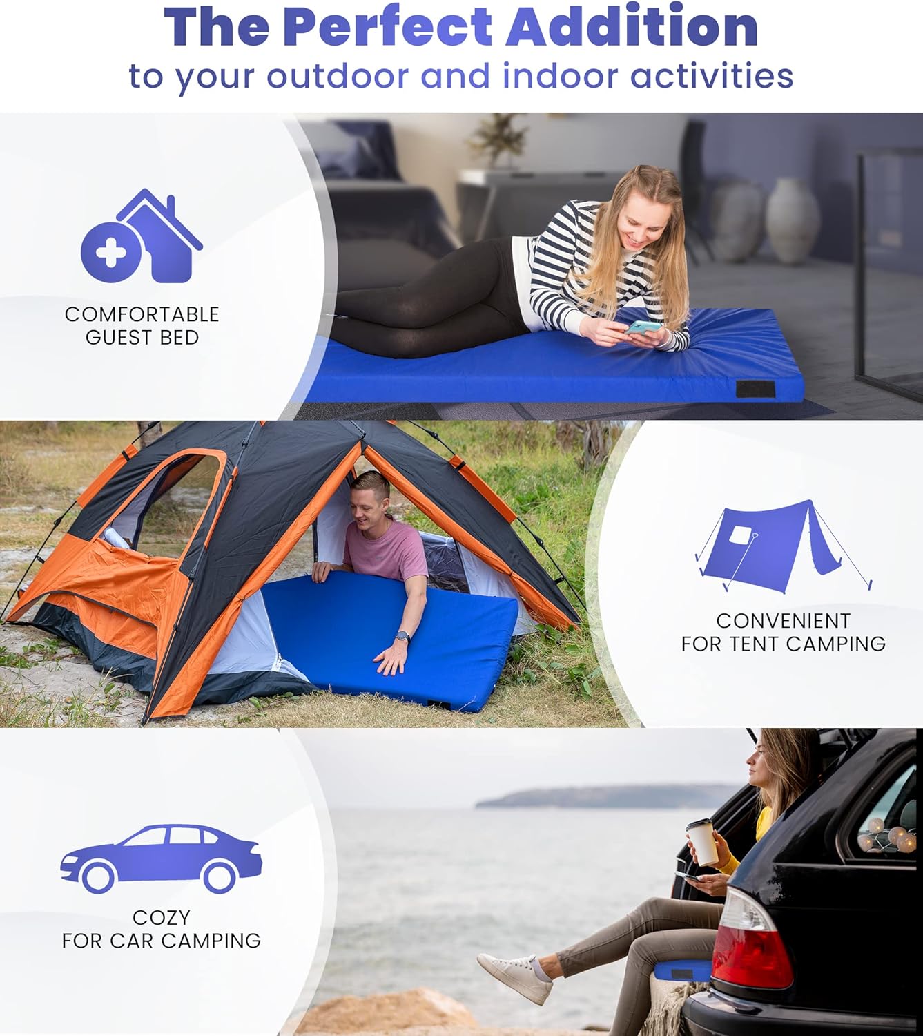 Matrix Air-Cell Memory Foam Camping Mattress - Hazli Collection