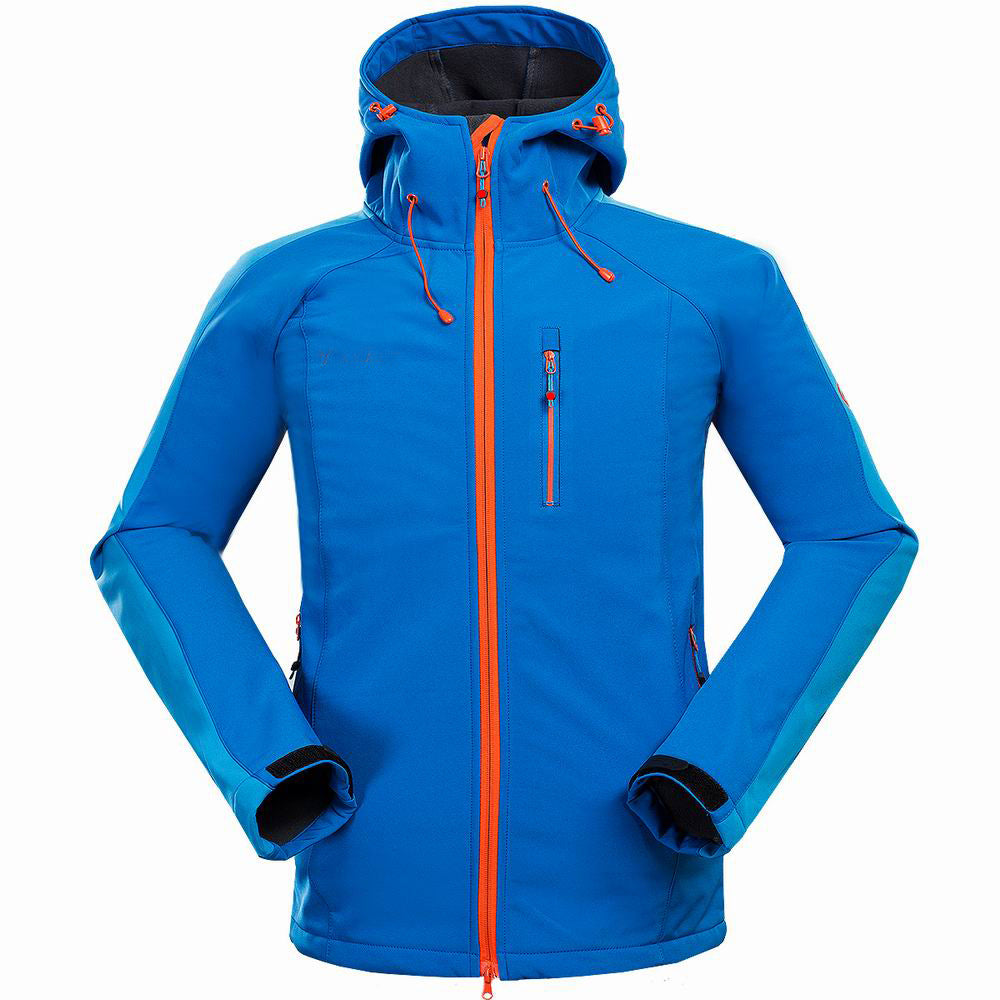 Men's Anti-Wind Soft Shell Jacket | Outdoor Camping Compound Jacket | Water-Resistant - Hazli Collection