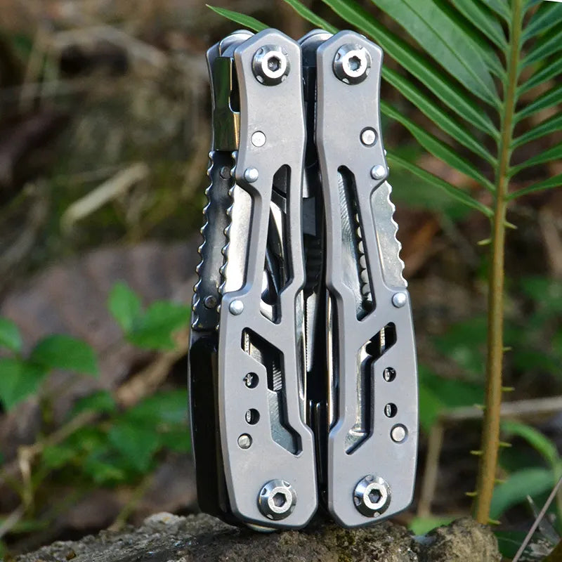 Outdoor Multitool Camping Portable Stainless Steel Edc Folding Multifunction Tools Emergency survival Knife Pliers - Hazli Collection
