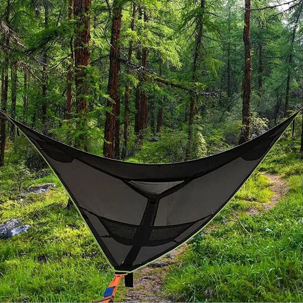 SkyFloat Portable Triangular Hammock 4Mx4Mx4M Multi Person