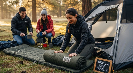 camp bedroll outdoor comfort