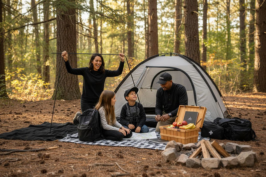 family camping children tips