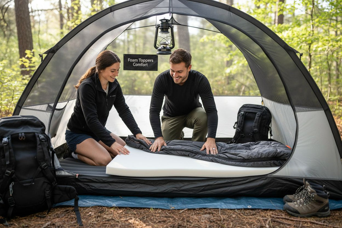 camping foam topper comfort
