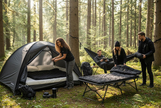 outdoor sleeping arrangements