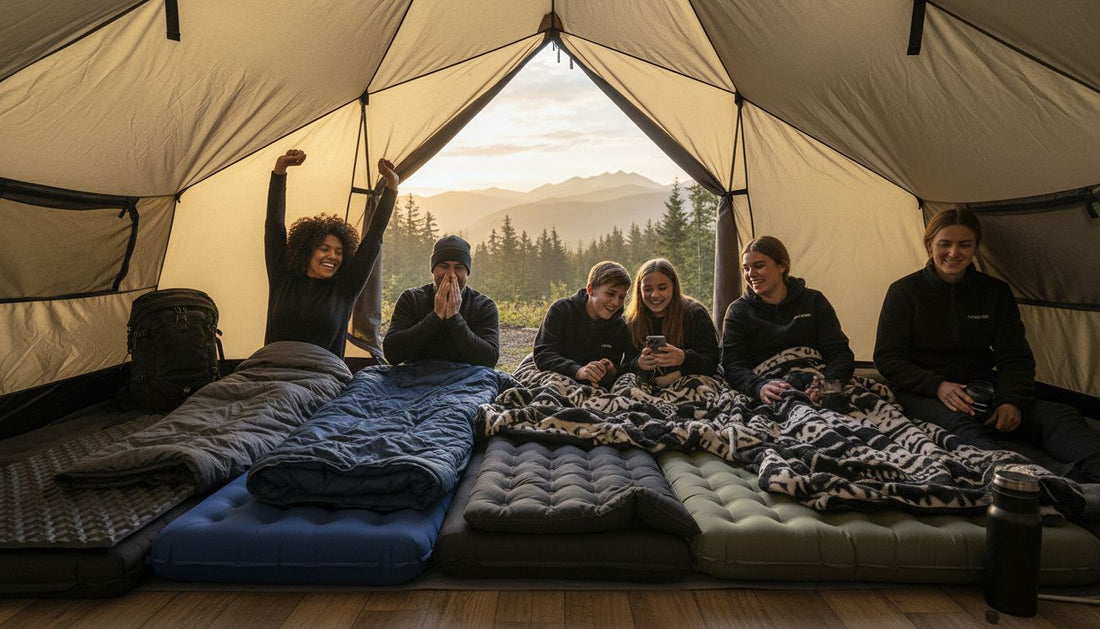 camping mattress outdoors