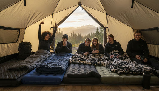 camping mattress outdoors