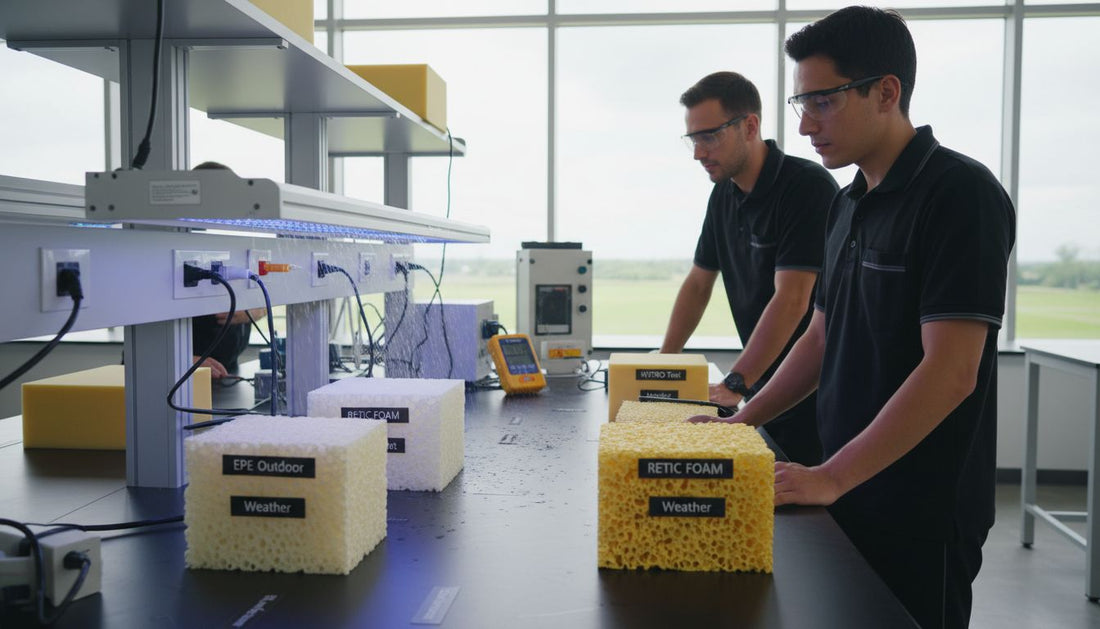 outdoor-grade foam testing
