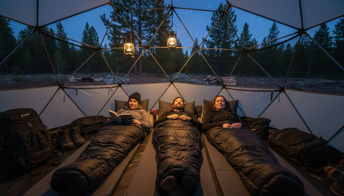 comfortable camping sleep