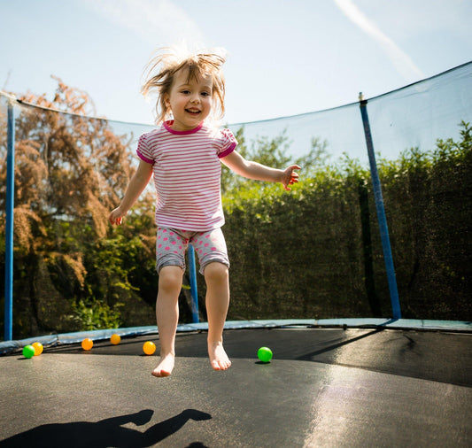 Kids And Jumping on the Trampoline - Benefits of Jumping For Kids - Hazli Collection 