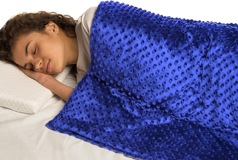 10 Lbs 48'' x 72'' Weighted Blanket for Kids with Removable Cover - Hazli Collection 