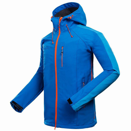 Men Outdoor Camping Anti Wind Compound Jacket - Soft Shell Jacket - Hazli Collection 