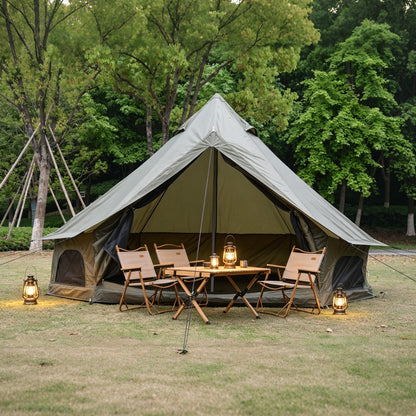 4-Season Oxford Bell Tent with Stove Jack, 9.8 ft or 13.1 ft