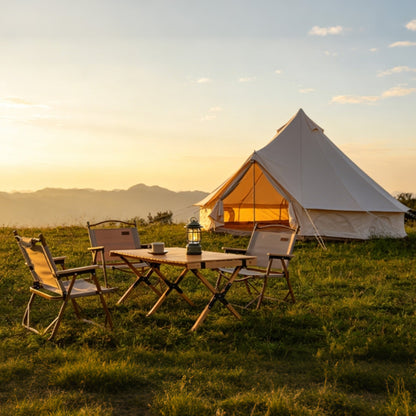 4-Season Oxford Bell Tent with Stove Jack, 9.8 ft or 13.1 ft