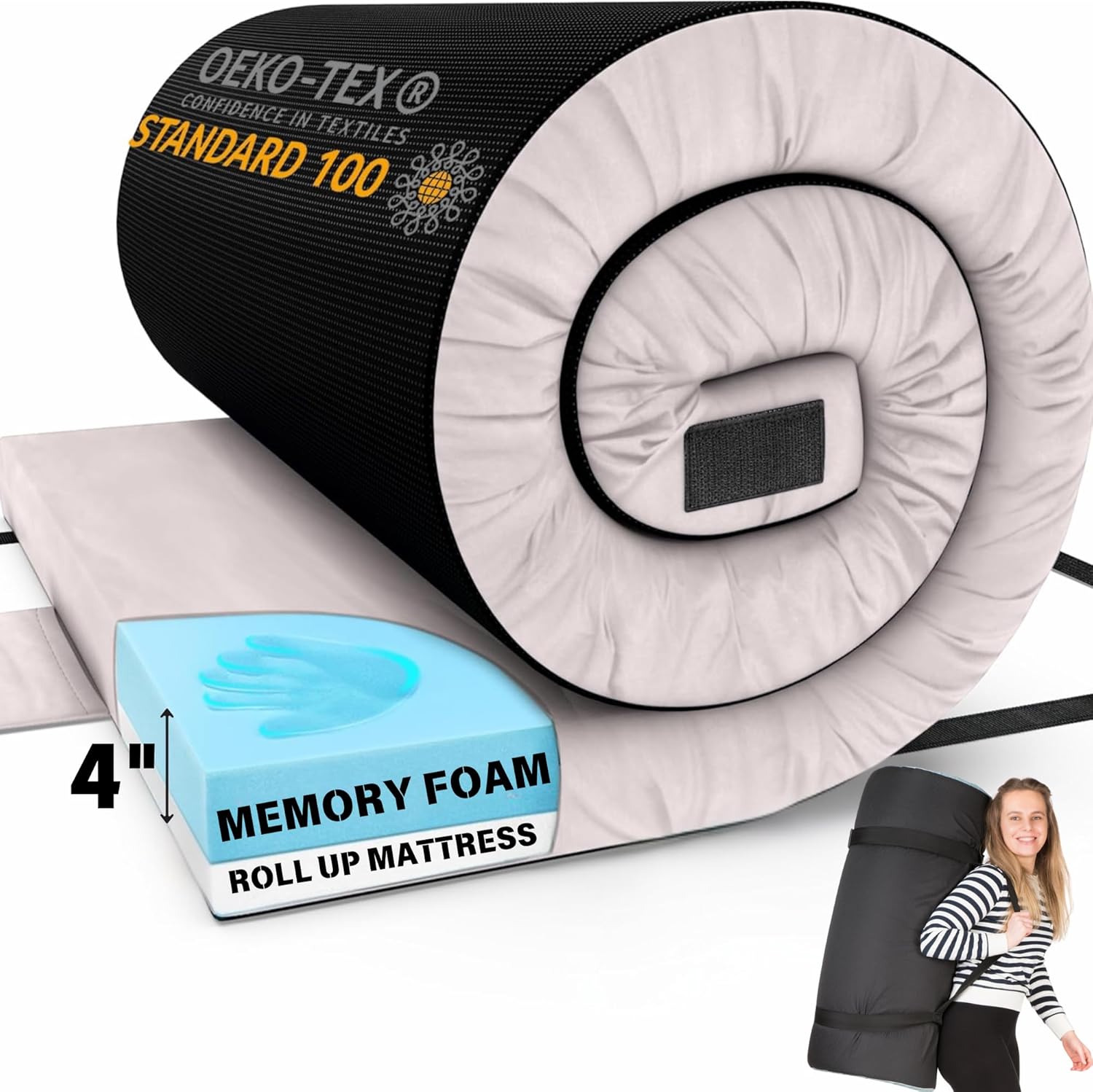 Matrix Air-Cell Memory Foam Camping Mattress - Hazli Collection 