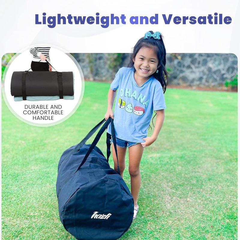 Matrix Air-Cell Memory Foam Camping Mattress - Portable Comfortable Roll Up Mattress - Hazli Collection 