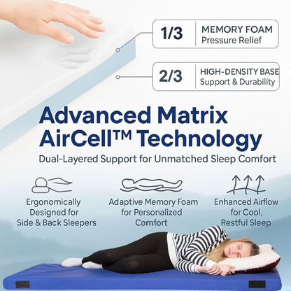Matrix Air-Cell Memory Foam Camping Mattress