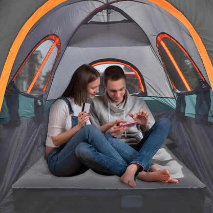 Umbrauto Truck Bed Tent with Awning for 5.5-5.8 ft Beds, PU3000 Waterproof