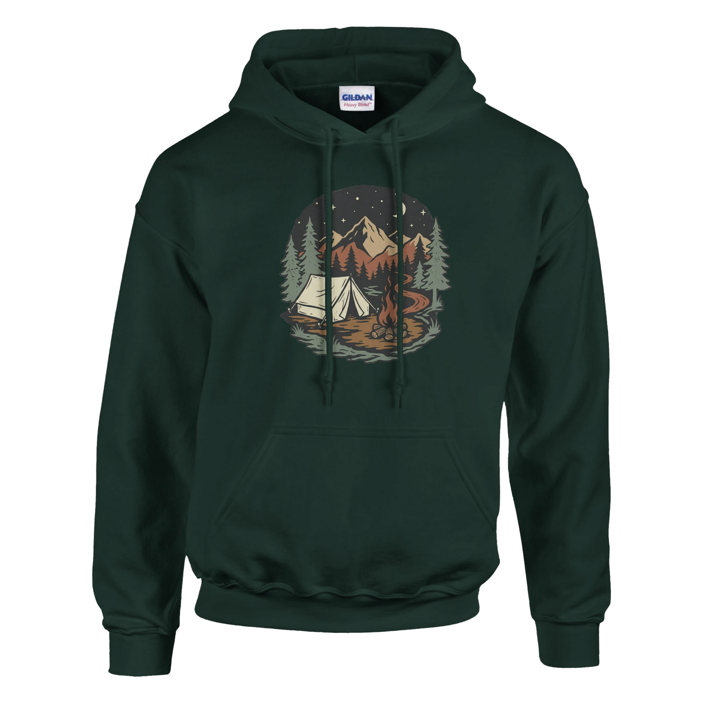 Camping Classic Unisex Pullover Hoodie | Cozy Outdoor Sweatshirt | Hazli Collection - Hazli Collection