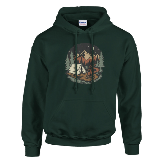 Camping Classic Unisex Pullover Hoodie | Cozy Outdoor Sweatshirt | Hazli Collection - Hazli Collection