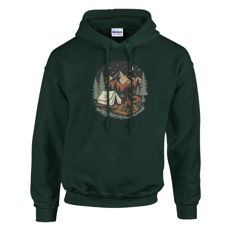 Camping Classic Unisex Pullover Hoodie | Cozy Outdoor Sweatshirt | Hazli Collection - Hazli Collection