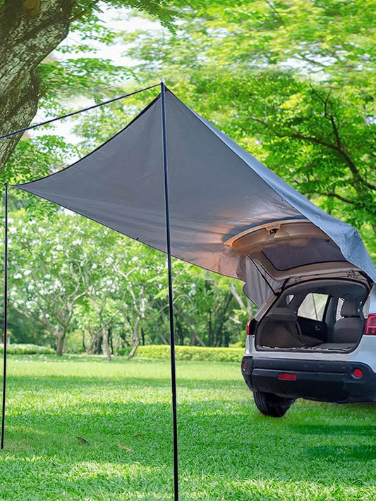 Car Side Trunk Canopy Tent | Water-Resistant 2000-3000mm, Iron Pipe Frame | All-Season Camping - Hazli Collection