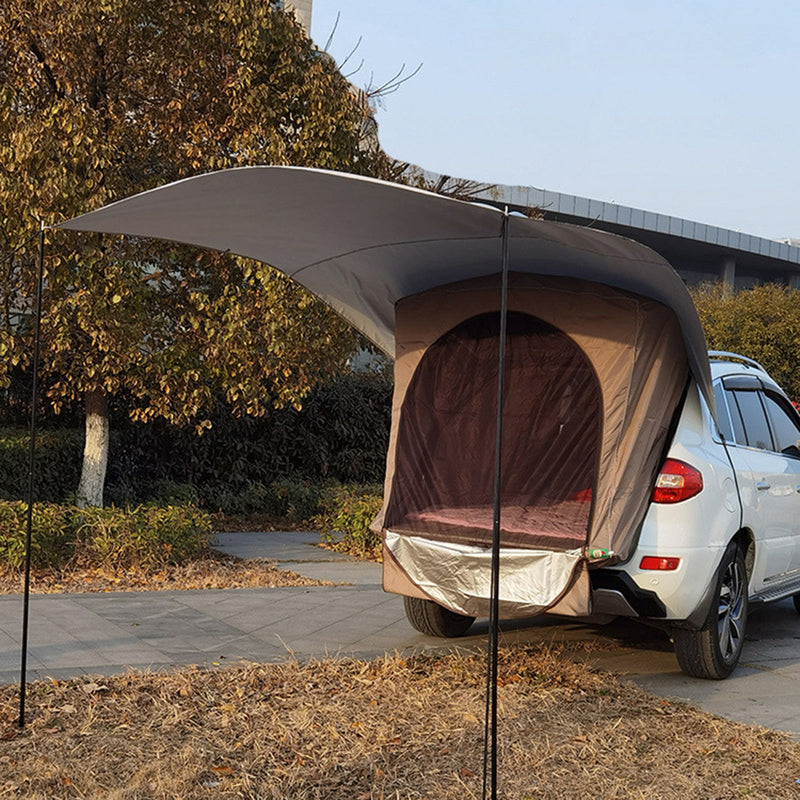 Car Side Trunk Canopy Tent | Water-Resistant 2000-3000mm, Iron Pipe Frame | All-Season Camping - Hazli Collection