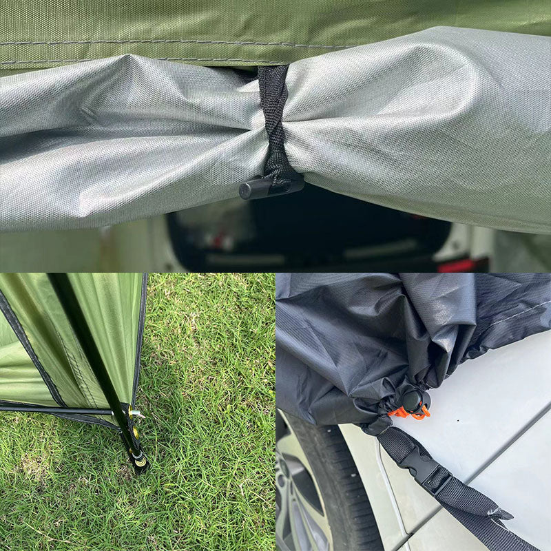 Car Trunk Rear Tent with Canopy | Sun-Resistant, Waterproof 2000mm+ | All-Season Camping - Hazli Collection
