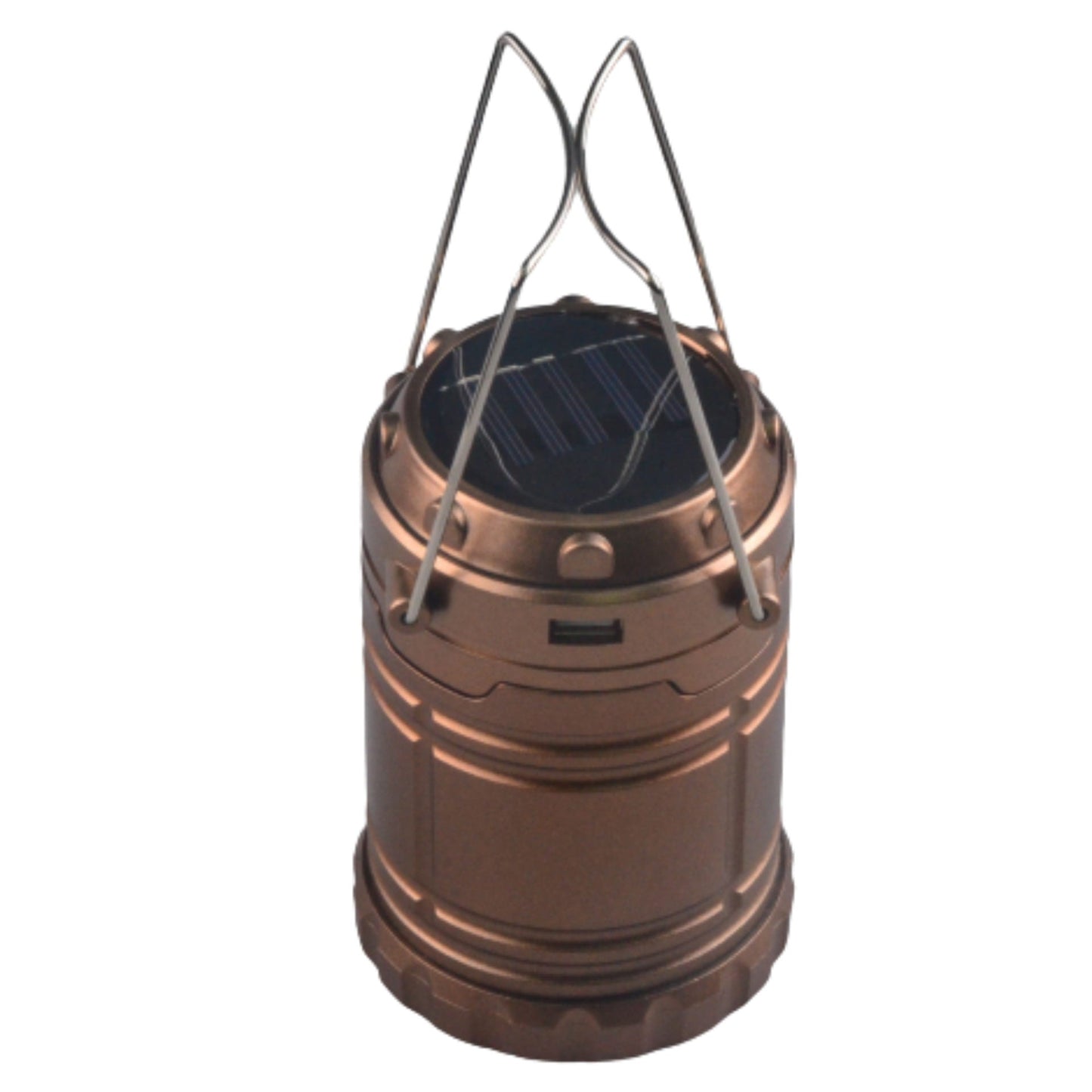 Collapsible Solar Lantern | Triple-Power LED Camping Light | Solar + USB + Battery - Hazli Collection