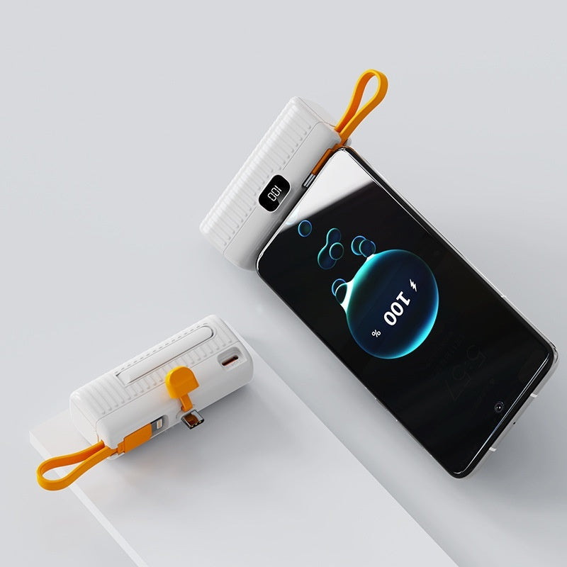 Compact Capsule Power Bank | Portable Phone Charger | Ultra-Small Emergency Backup - Hazli Collection