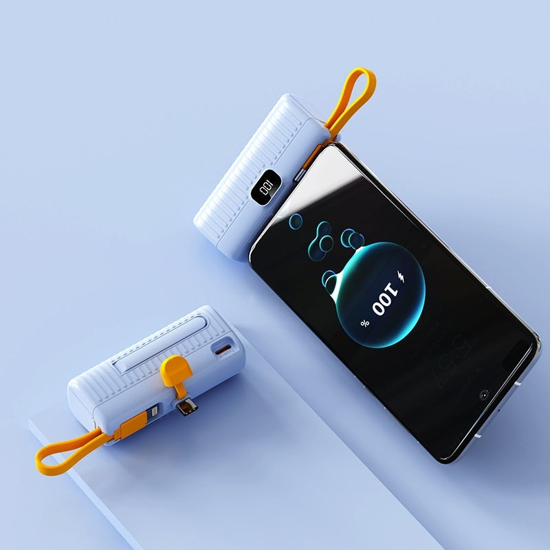 Compact Capsule Power Bank | Portable Phone Charger | Ultra-Small Emergency Backup - Hazli Collection