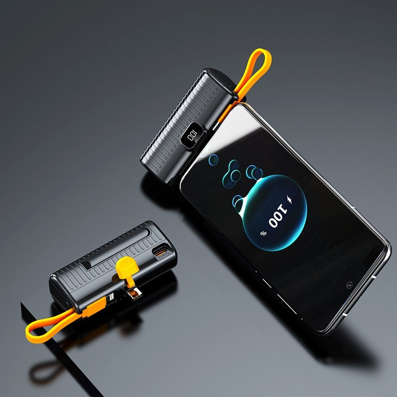 Compact Capsule Power Bank | Portable Phone Charger | Ultra-Small Emergency Backup - Hazli Collection