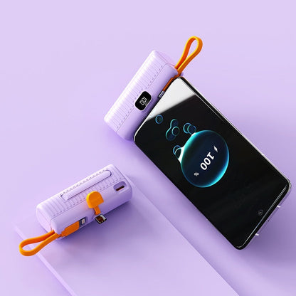 Compact Capsule Power Bank | Portable Phone Charger | Ultra-Small Emergency Backup - Hazli Collection