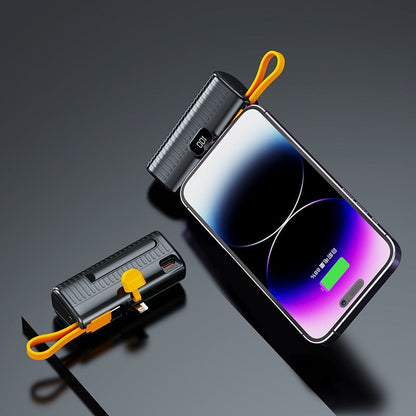 Compact Capsule Power Bank | Portable Phone Charger | Ultra-Small Emergency Backup - Hazli Collection