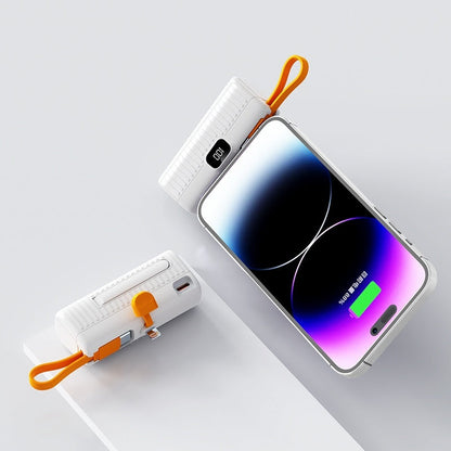 Compact Capsule Power Bank | Portable Phone Charger | Ultra-Small Emergency Backup - Hazli Collection