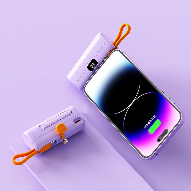 Compact Capsule Power Bank | Portable Phone Charger | Ultra-Small Emergency Backup - Hazli Collection