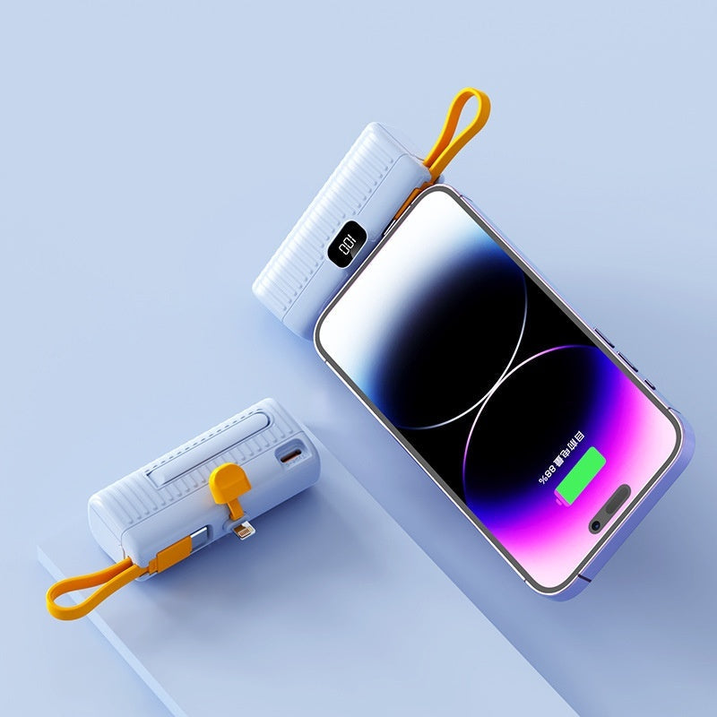 Compact Capsule Power Bank | Portable Phone Charger | Ultra-Small Emergency Backup - Hazli Collection