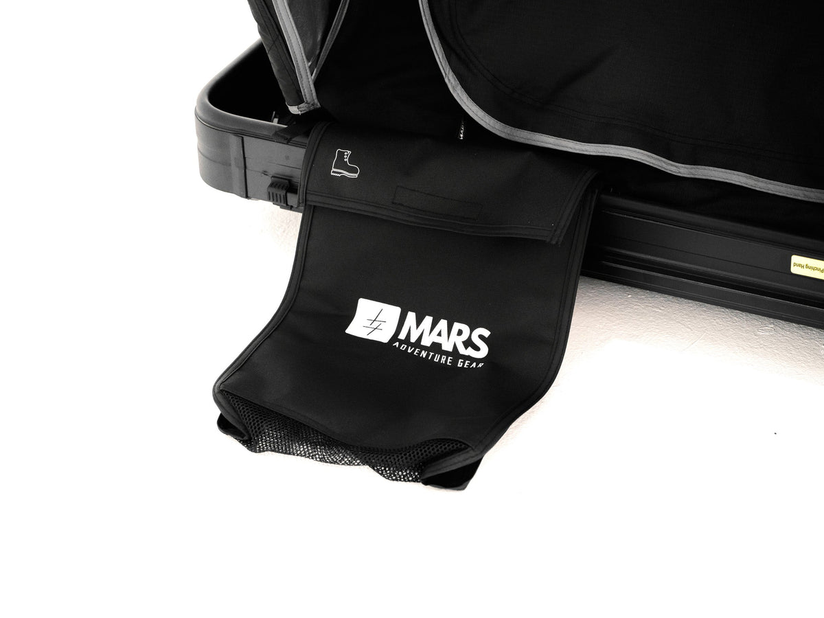 Mars Horizon Hard Shell Rooftop Tent with Ladder, Mattress & Insulation Liner