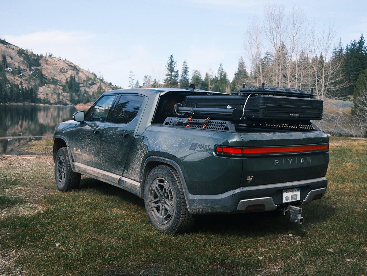 Mars Horizon Hard Shell Rooftop Tent with Ladder, Mattress & Insulation Liner