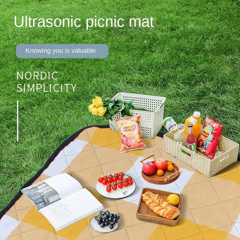 EcoVenture Waterproof Camping Mat | Durable Ground Cover for Outdoors | Picnic & Tent Footprint - Hazli Collection