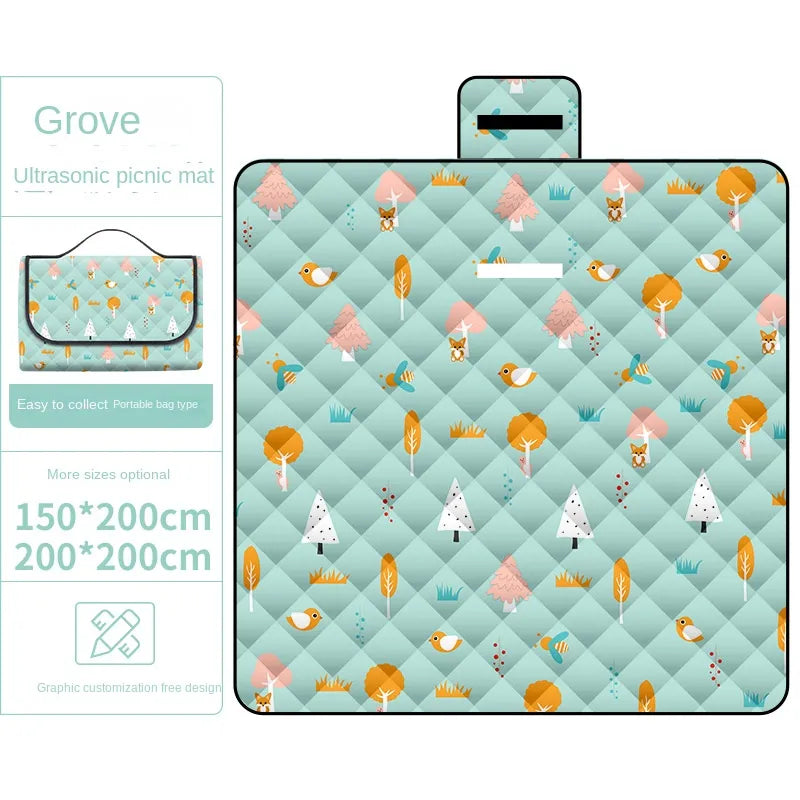 EcoVenture Waterproof Camping Mat | Durable Ground Cover for Outdoors | Picnic & Tent Footprint - Hazli Collection