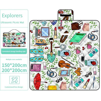 EcoVenture Waterproof Camping Mat | Durable Ground Cover for Outdoors | Picnic & Tent Footprint - Hazli Collection