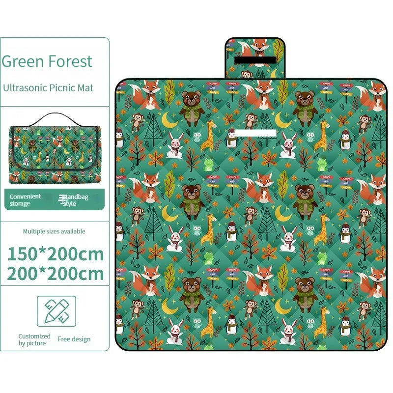 EcoVenture Waterproof Camping Mat | Durable Ground Cover for Outdoors | Picnic & Tent Footprint - Hazli Collection