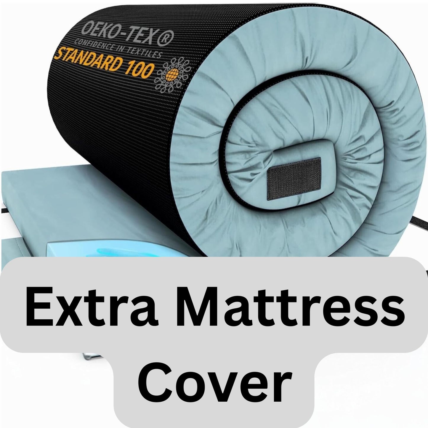 Extra Replacement Cover for Hazli Memory Foam Camping Mattress | Removable & Washable - Hazli Collection