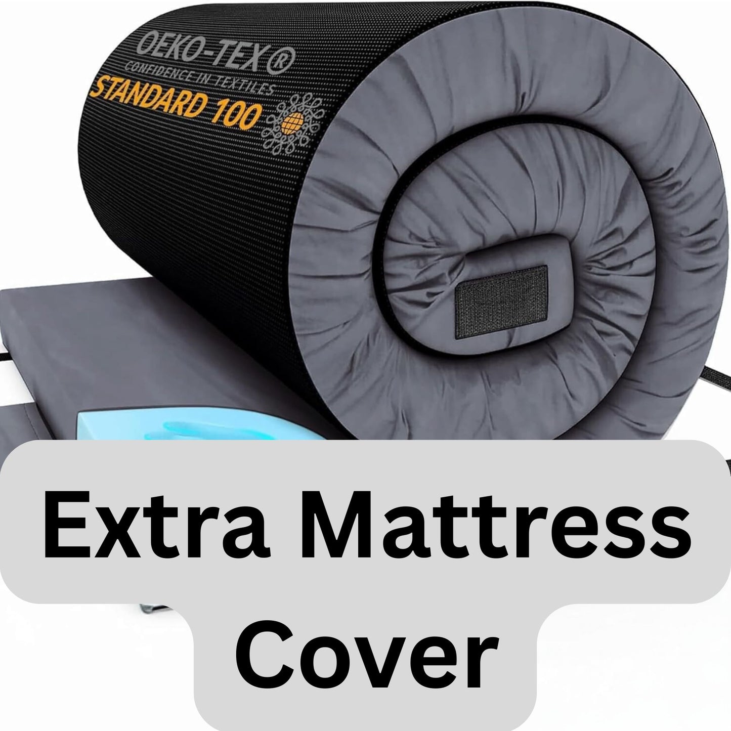 Extra Replacement Cover for Hazli Memory Foam Camping Mattress | Removable & Washable - Hazli Collection